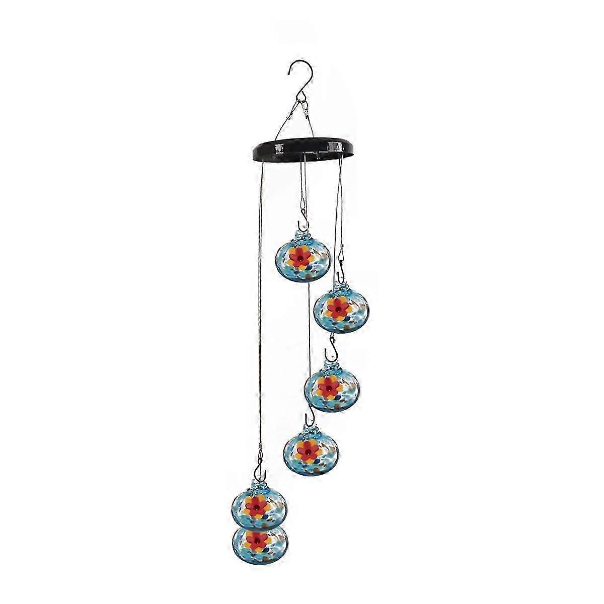 Charming Wind Chimes Bird Feeders for Outdoors Hanging Ant and Bee Proof,Never Leak,Perfect Garden Model 1
