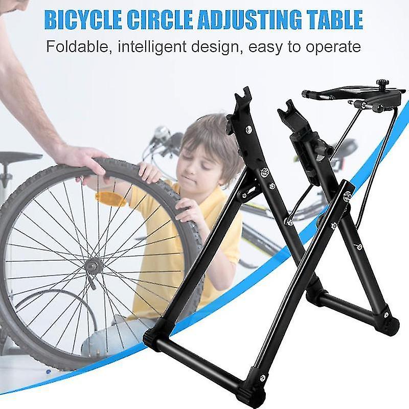 Bike Workstands Acouto Bike Wheel Truing Stand - Aluminum Alloy Stand For 16-29 Inch Wheels 16-29 Inch Bike Wheel Tool