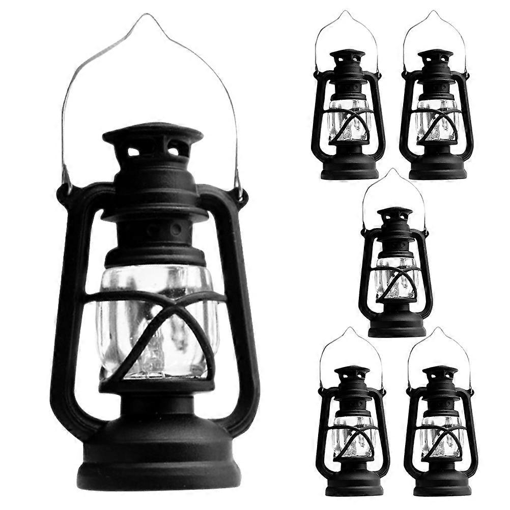 Here's a polished product description for your **6pcs Vintage Lantern Lamp Miniature Kerosene Lanterns**:

 

**6pcs Vintage Lantern Lamp – Miniature