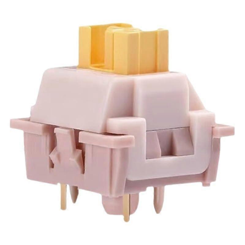 Linear Silent Switch V2 5-Pin Mechanical Keyboard Switches, 40g Force, 2.0mm Pre-Travel, Compatible with MX Keyboards, 35 Pack