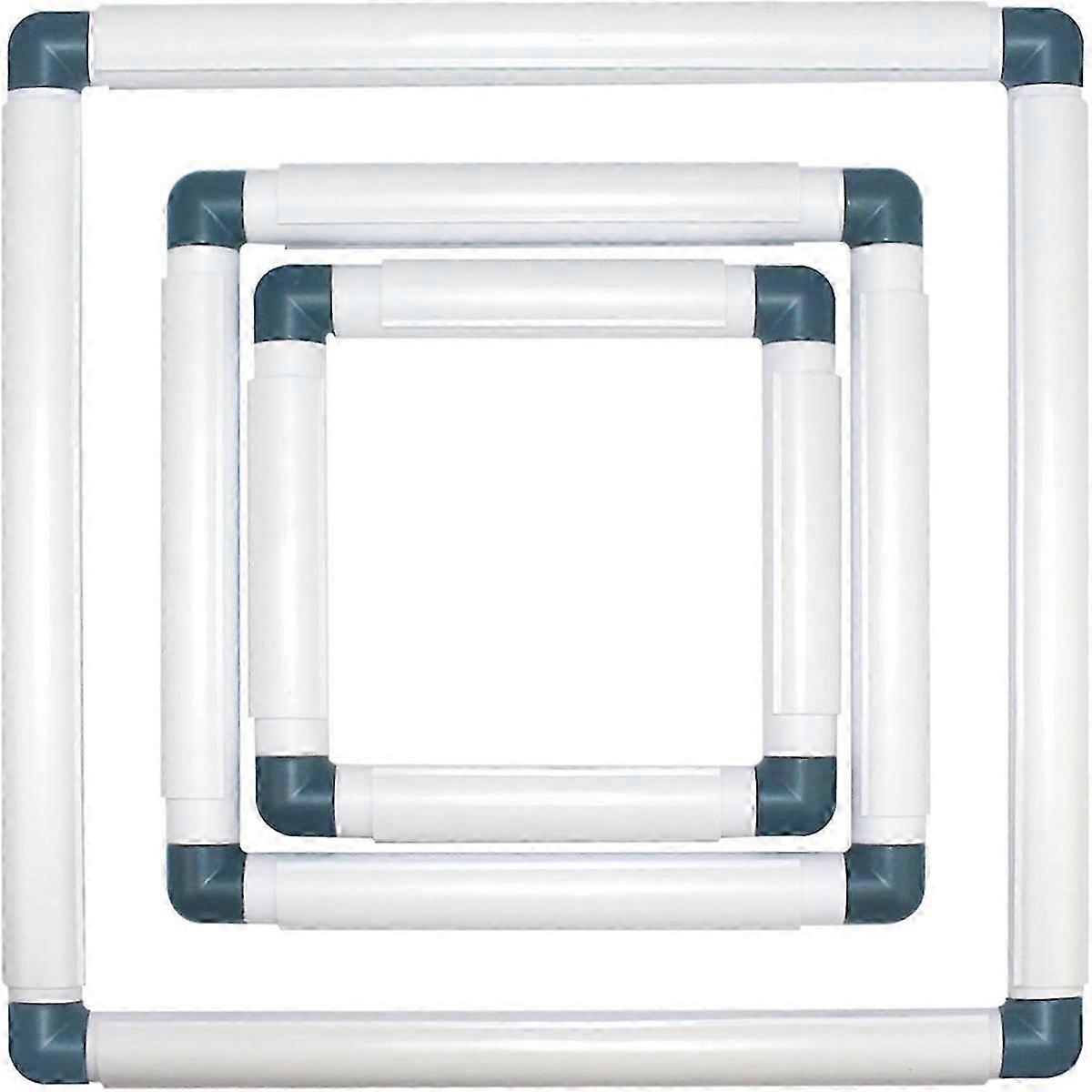 3-Pack Hoops Embroidery Quilting Frame,Blue