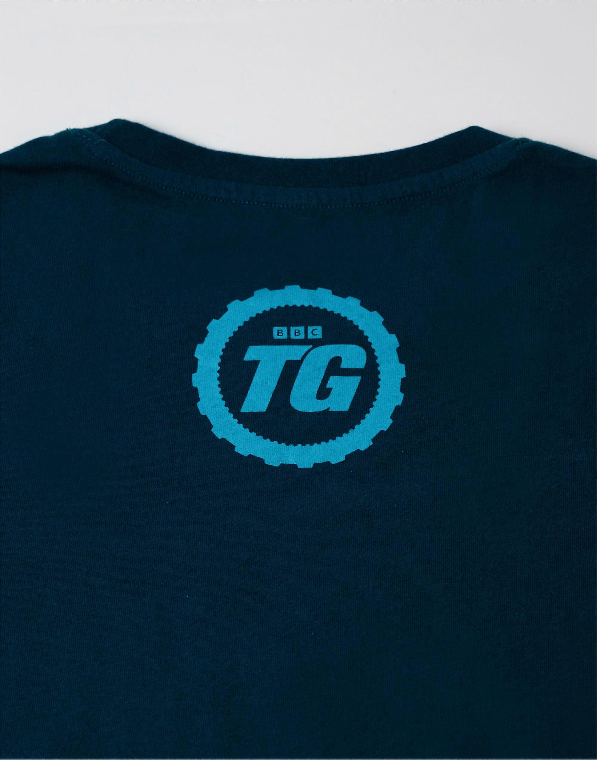 Top Gear The Stig – Schwarz-blaues Kurzarm-T-Shir Produktbild-Vorschau 10