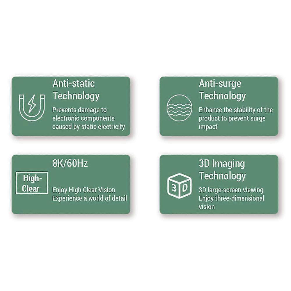 8K HDMI Switcher 1 in 10 Out HDMI 2.1 60Hz 4K 120Hz Multi-Device Compatibility CEC Control