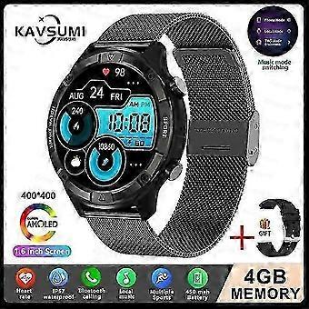 2023 New 4G Memory Smart Watch 454*454 HD Always Display The Time Bluetooth Call Smartwatch For Adult Huawei TWS Earphones