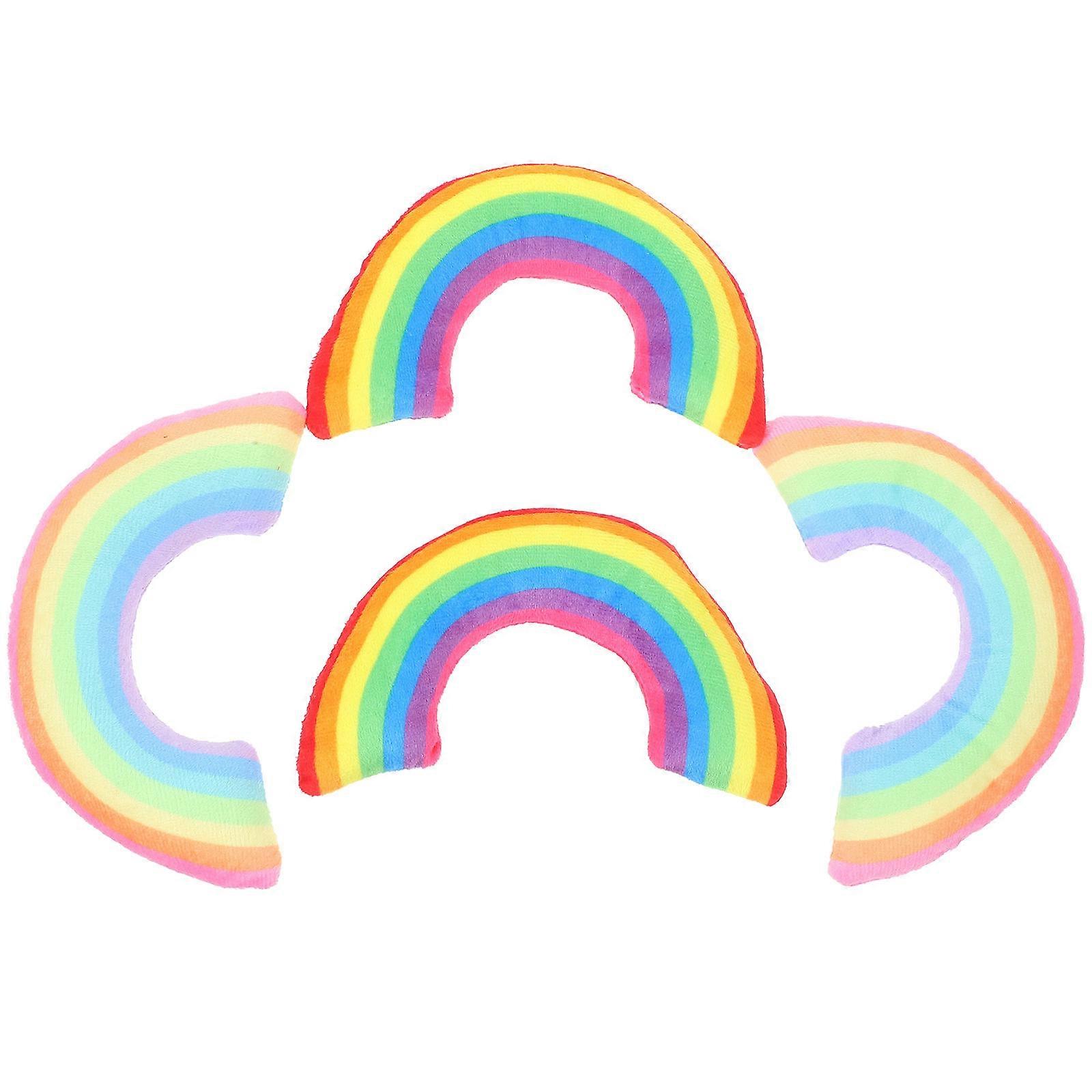 Funny Cat Toy 4Pcs Catnip Pillow Shaped Interactive Plush Toy Relaxation Aid Outdoor Sleep