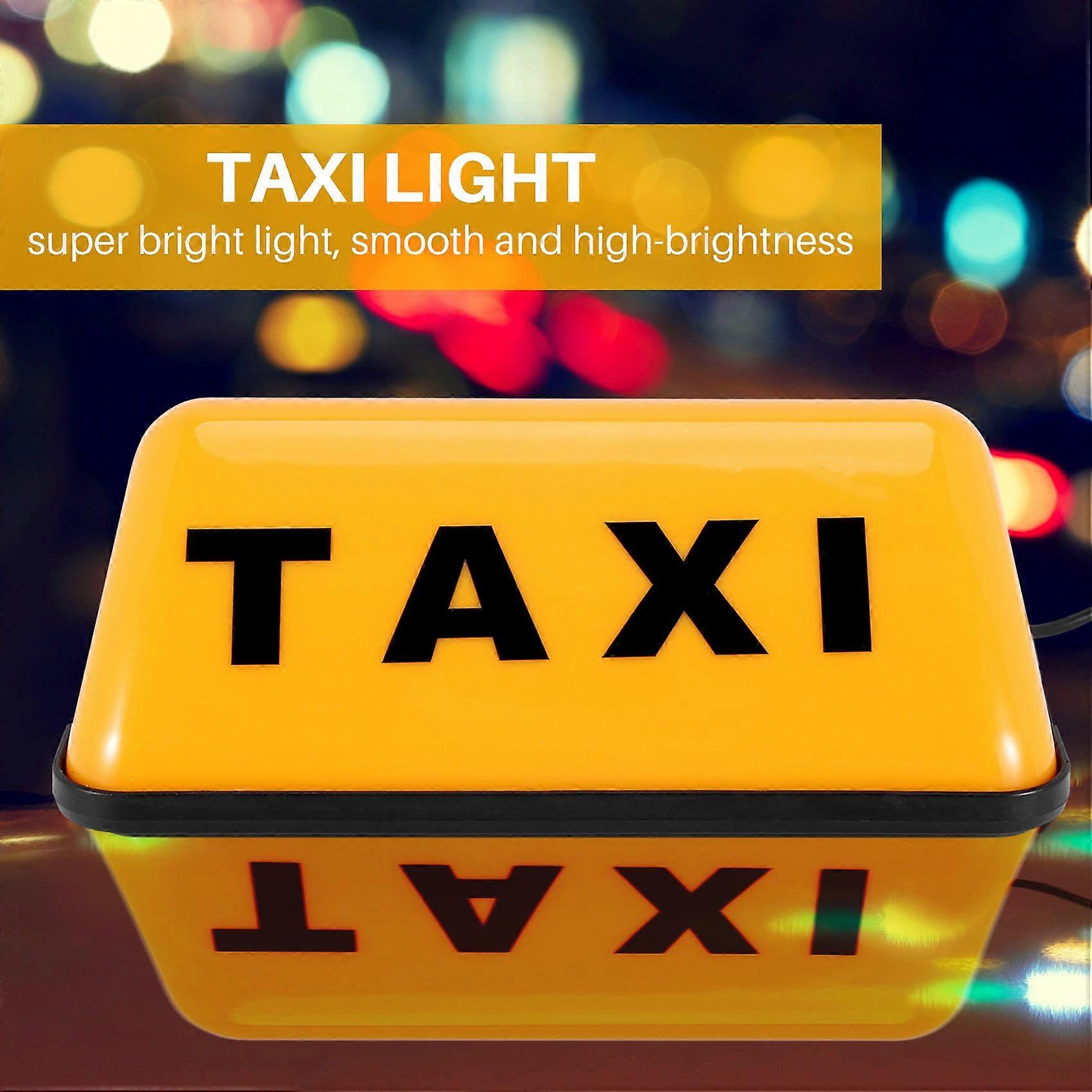 TAXI Led Indicator Light Sign LED Day Light Car Daytime Running Lights DC 12V 3W Auto Driving Roof