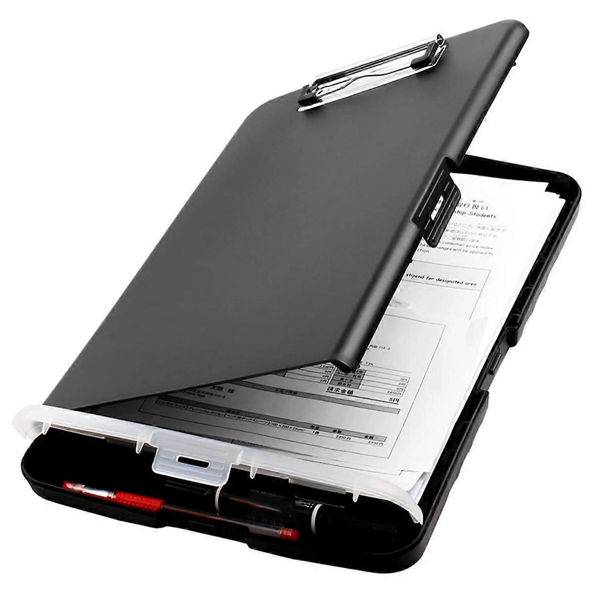 Clip Board Organizer Clipboards with Storage Nursing Clipboard Foldable File Folder Plastic Clipboa