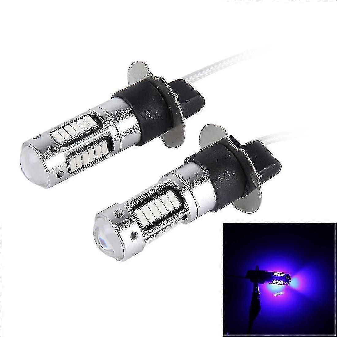 2 STUKS H3 10W 30 SMD-4014 LEDs Auto Mistlamp, DC 12V - KM