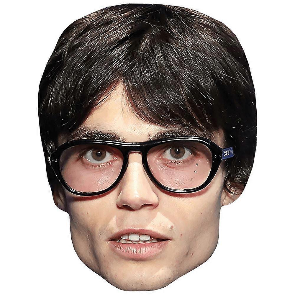 Snake Denton (Glasses) Celebrity Mask, Flat Card Face