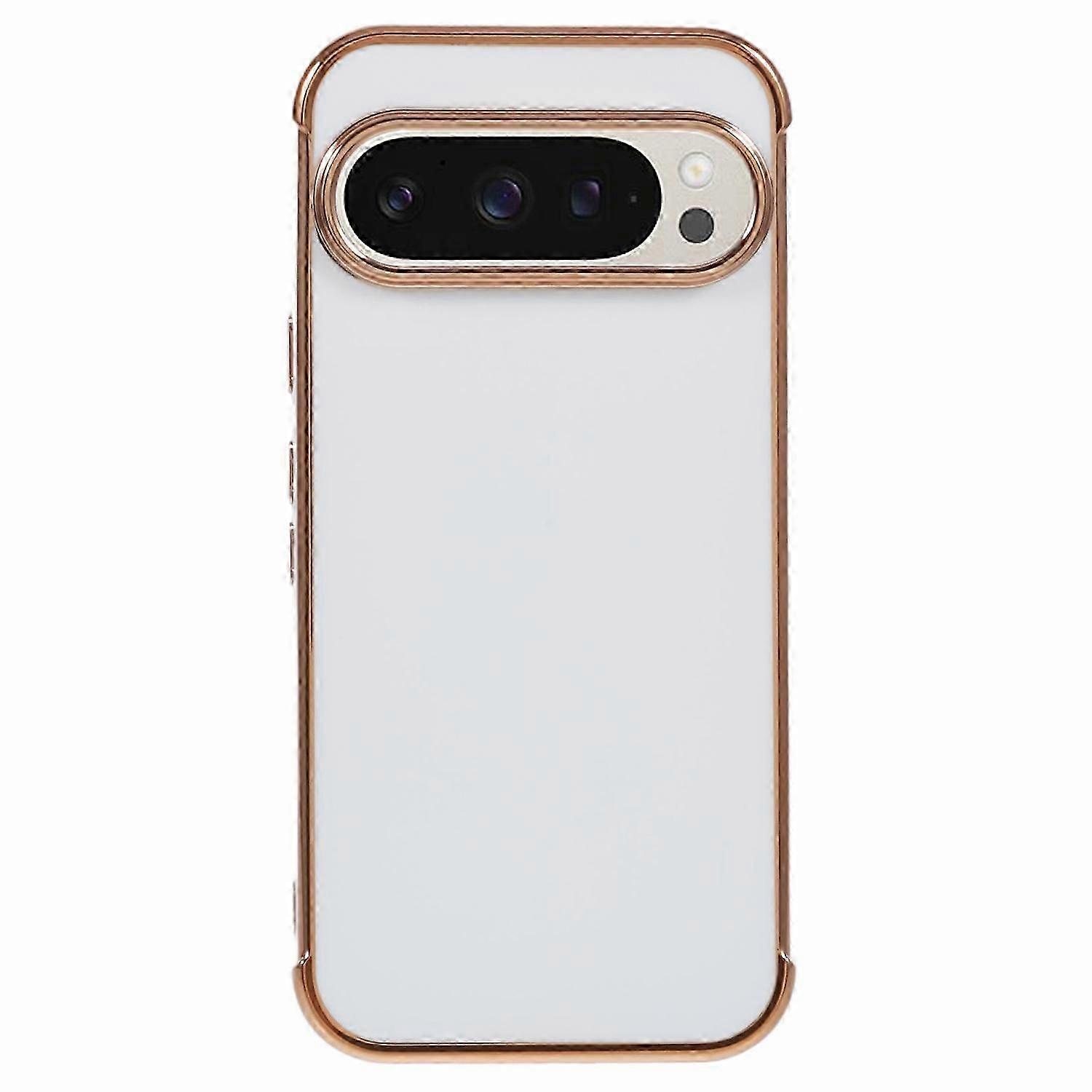 For Google Pixel 9 / Pixel 9 Pro Case Electroplated Frame TPU Soft Phone Cover