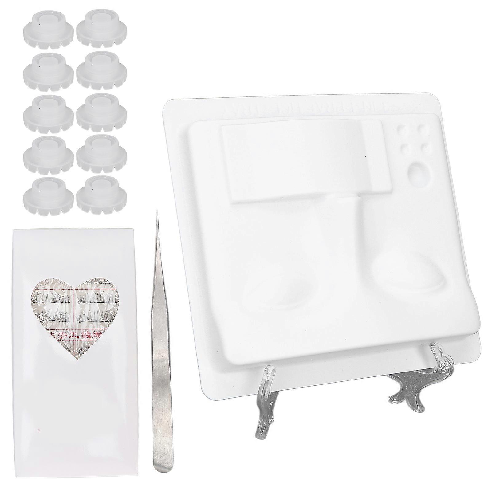 5pcs Eyelash Extension Kit with Practice Base 128x116x25mm