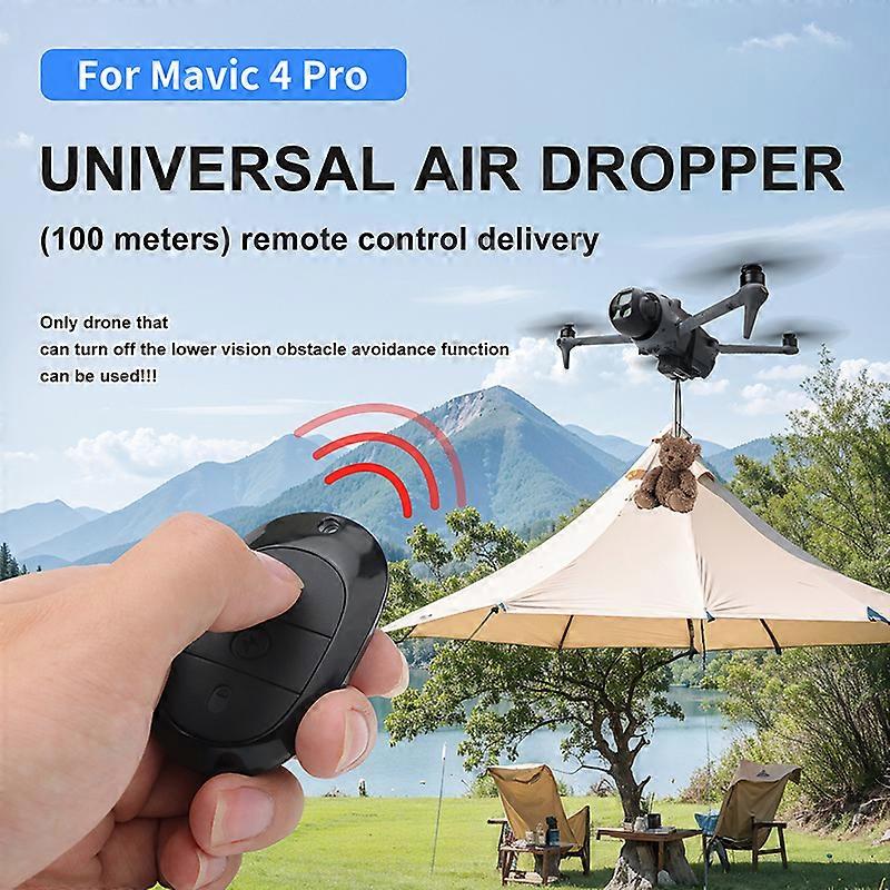 Airdrop System for DJI Mavic 4Pro Drone Wedding Ring Rescue Thrower Accessory