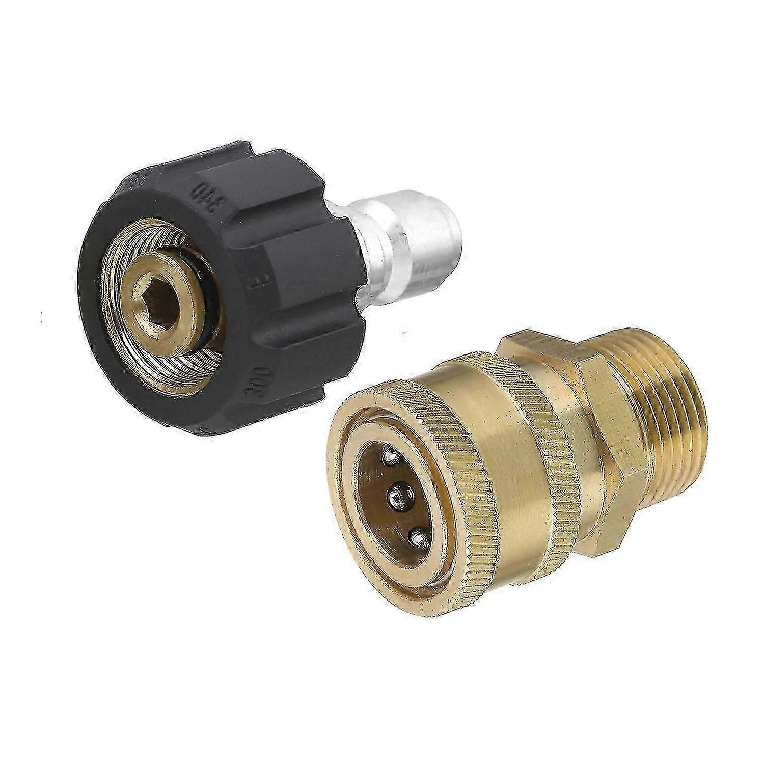 M22 Pressure Washer Adapter Kit 14mm Swivel to M22 Metric Fitting - Compatible 2025 Upgrade for Efficient Cleaning Performance