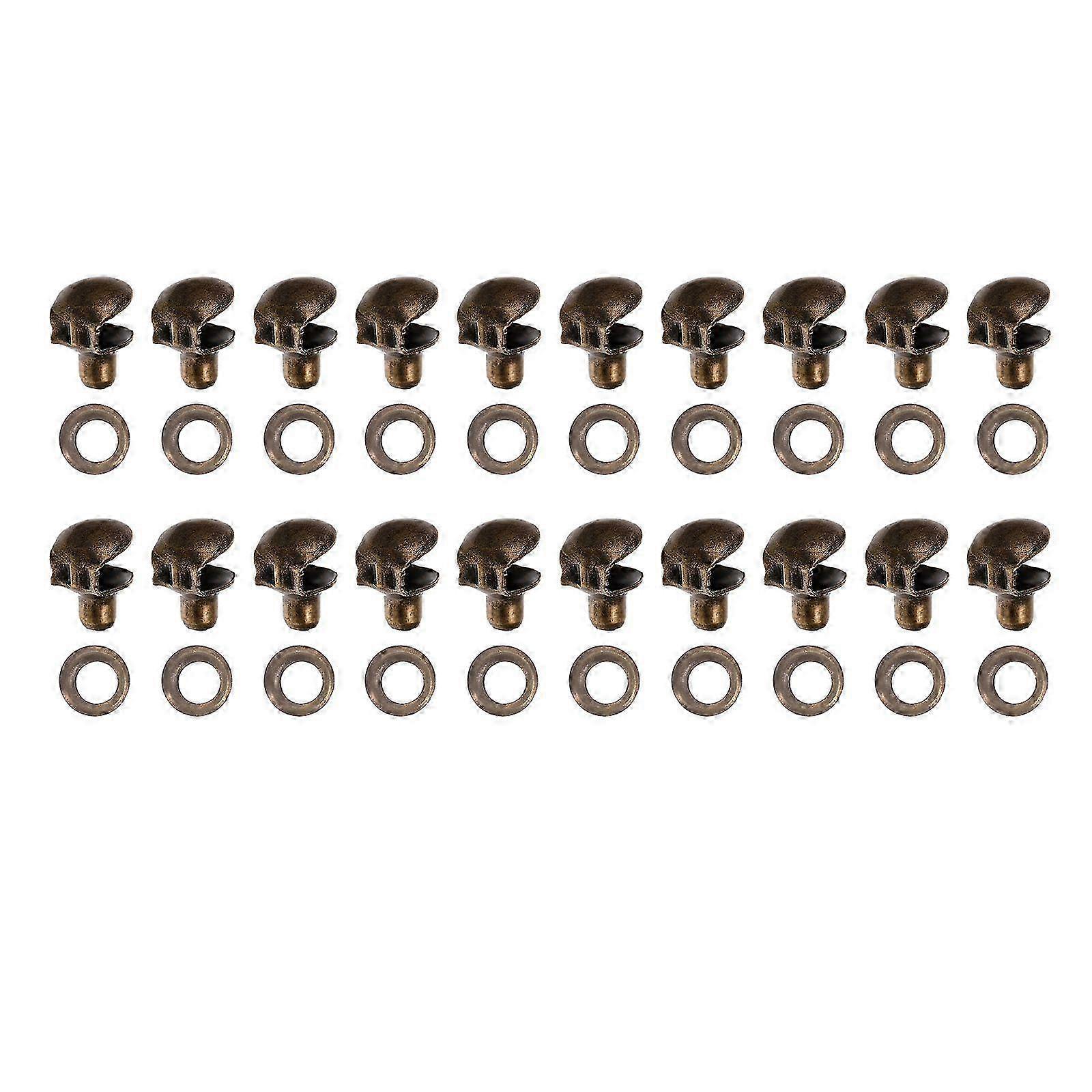 20 Piece Brass Boot Hook Set: Shoe Lace Hooks, Buckles & Fixing Hooks for Boots