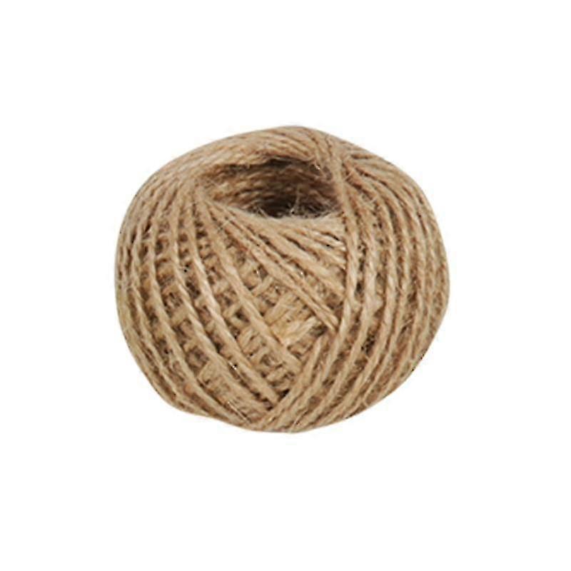 30M Natural Eco Friendly Burlap Jute String(Brown)