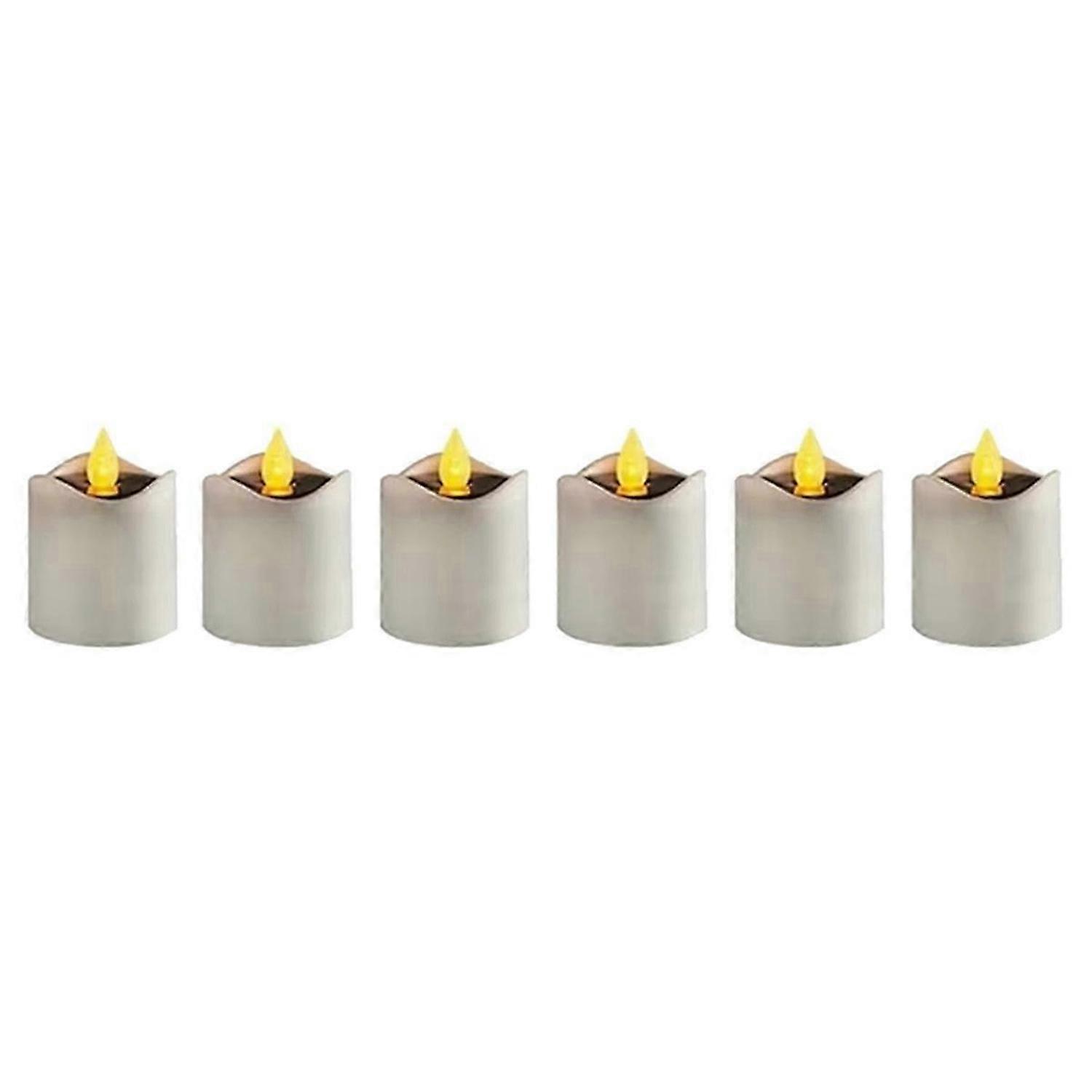Flickering Solar Flameless LED Candle Light Tea Light Simulation