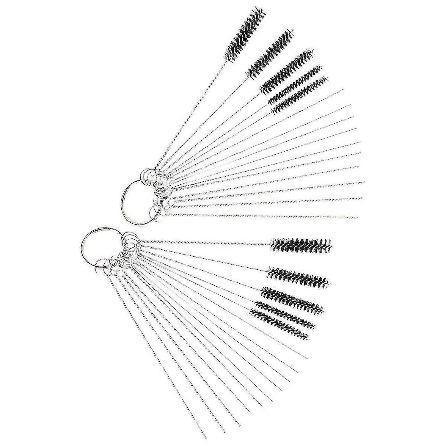 Carburetor Cleaning Brushes Kit - 20 Needles + 10 Brushes