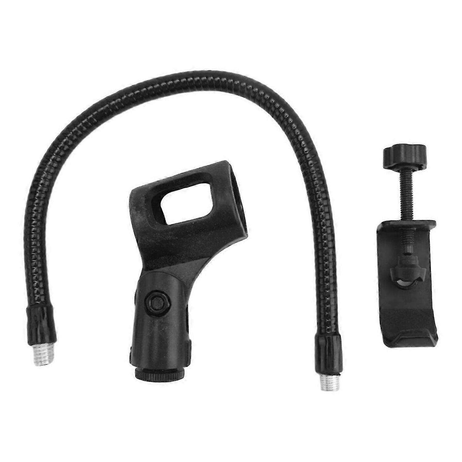 Microphone Stand 360 Degree Flexible Gooseneck Adjustable with Clip