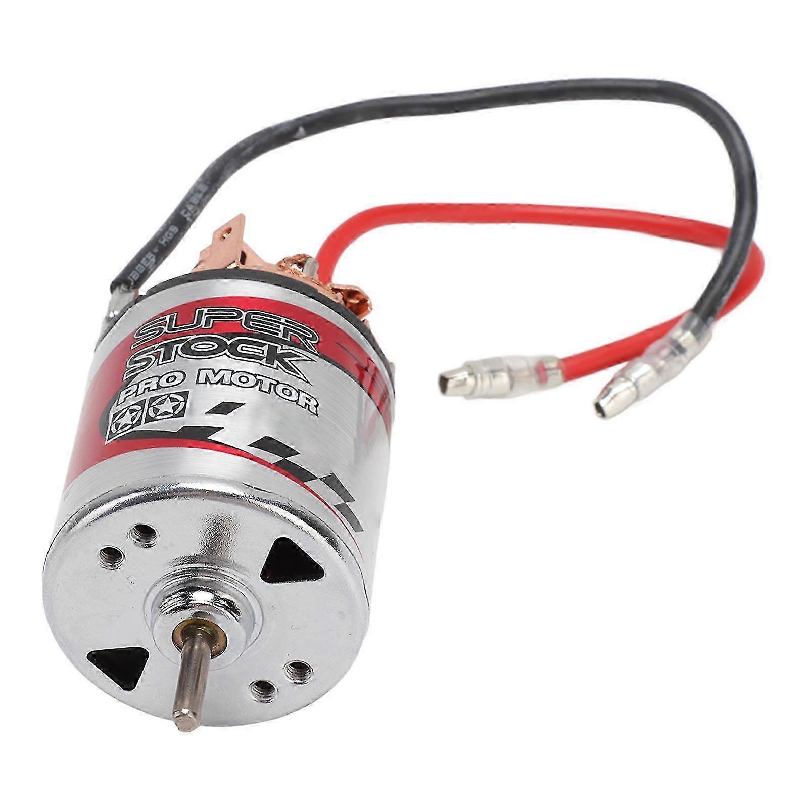RC 540 Waterproof High Torsion Brushed Motor with External Replaceable Carbon Brush for RC Climbing Car 2025