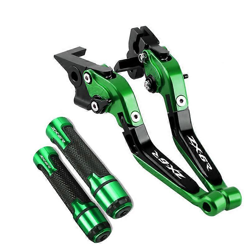 Apply Motorcycle For ZX 6R ZX6R 2019 2020 2021 2022 2023 2024 Brake Clutch Levers Handlebar Grips ends ZX-6R Adjustable lever