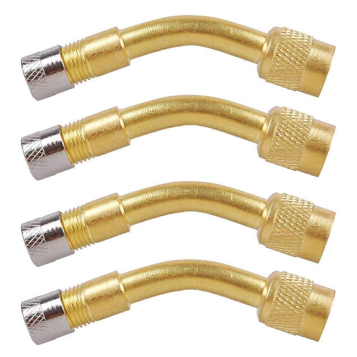 Extension Adapter Stem Extension for Car Motorcycle Use 4Pcs