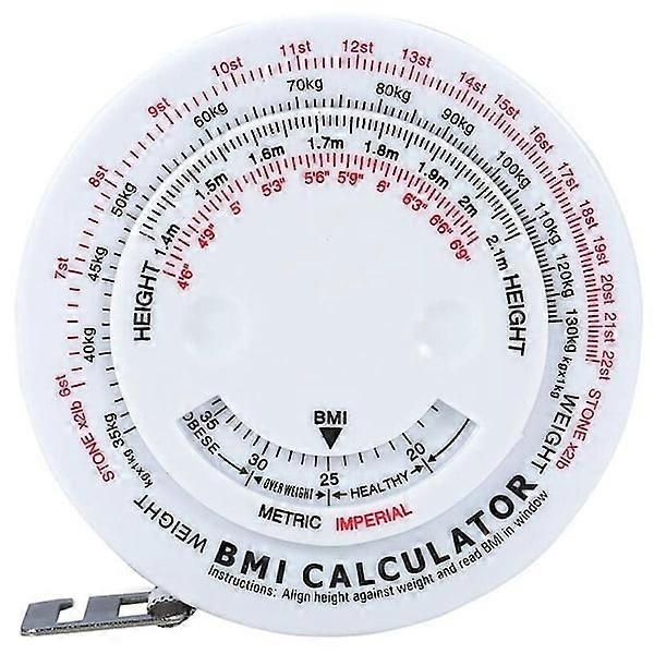 Body Height Meter Round BMI Tester for Body Measurements Weight Loss Keep a Healthy Body Shape 1.5m Long