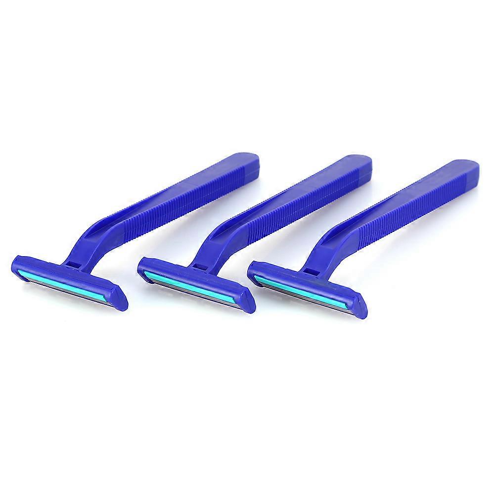 Lot de 3 lames de rasoir jetables pour hommes, idéales pour le voyage