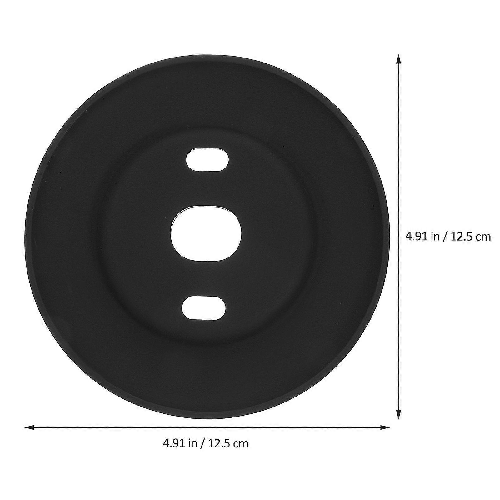 Black Thermostat Wall Plate for Thermostat Trim Kit Compatible with Nest