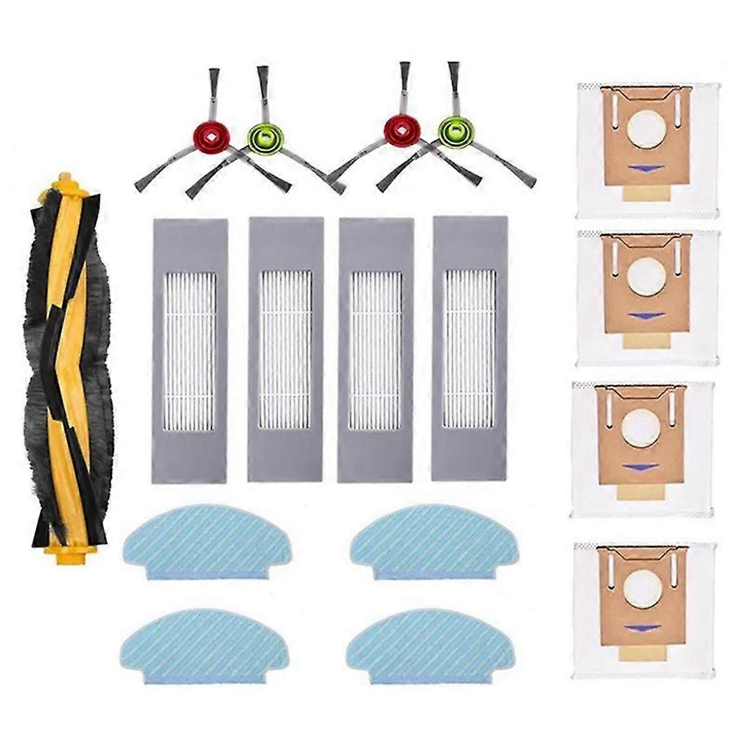 For N10 N10 PLUS Robot Vacuum Cleaner Main Side Brush Hepa Filter Mop Cloth Dust Bag Replacement Par