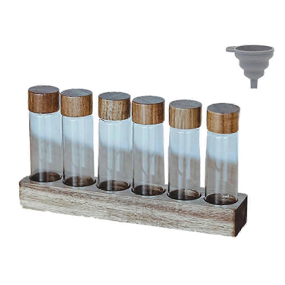 Coffee bean storage container display rack, tea tube glasssmall