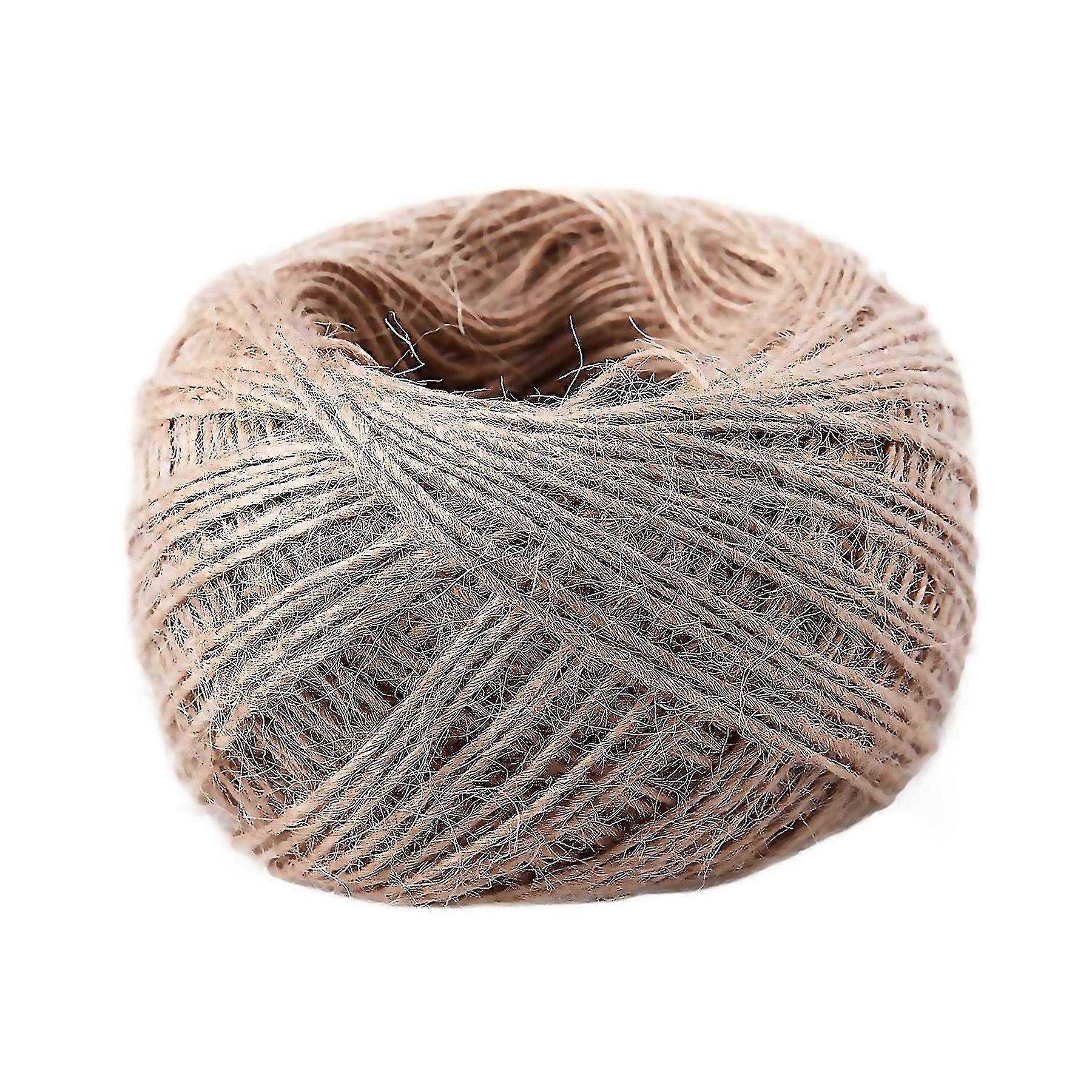 For 100 Meter Natural Textured Hessian Jute Twine String