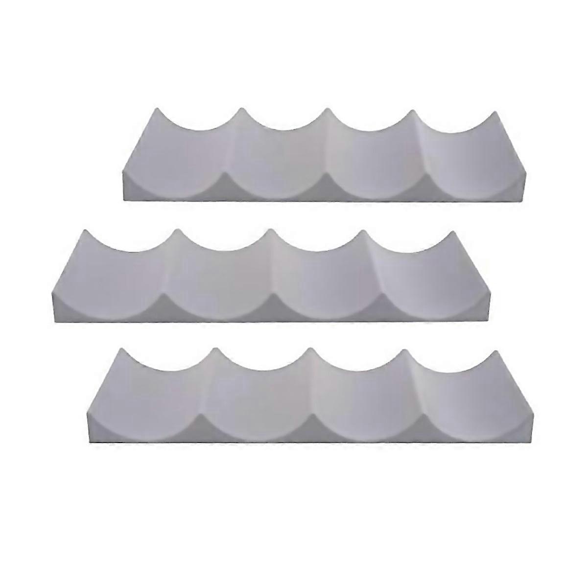 For 3pcs Wine Display Stacking Bottle Rack For Kitchen Bar Hotelgray Red