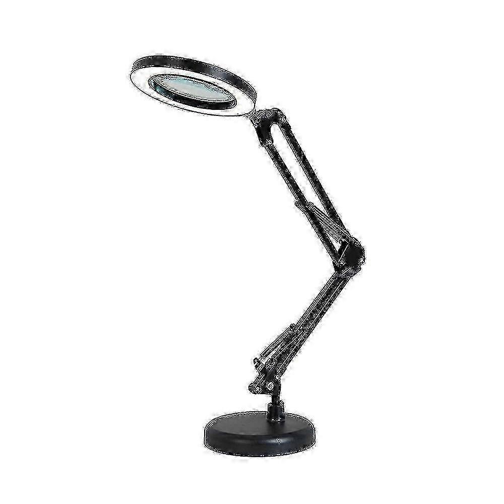 64 LED Magnifying Glass Desk Lamp with 8X Magnification & 10-Level Dimmable Brightness Edition 0923
