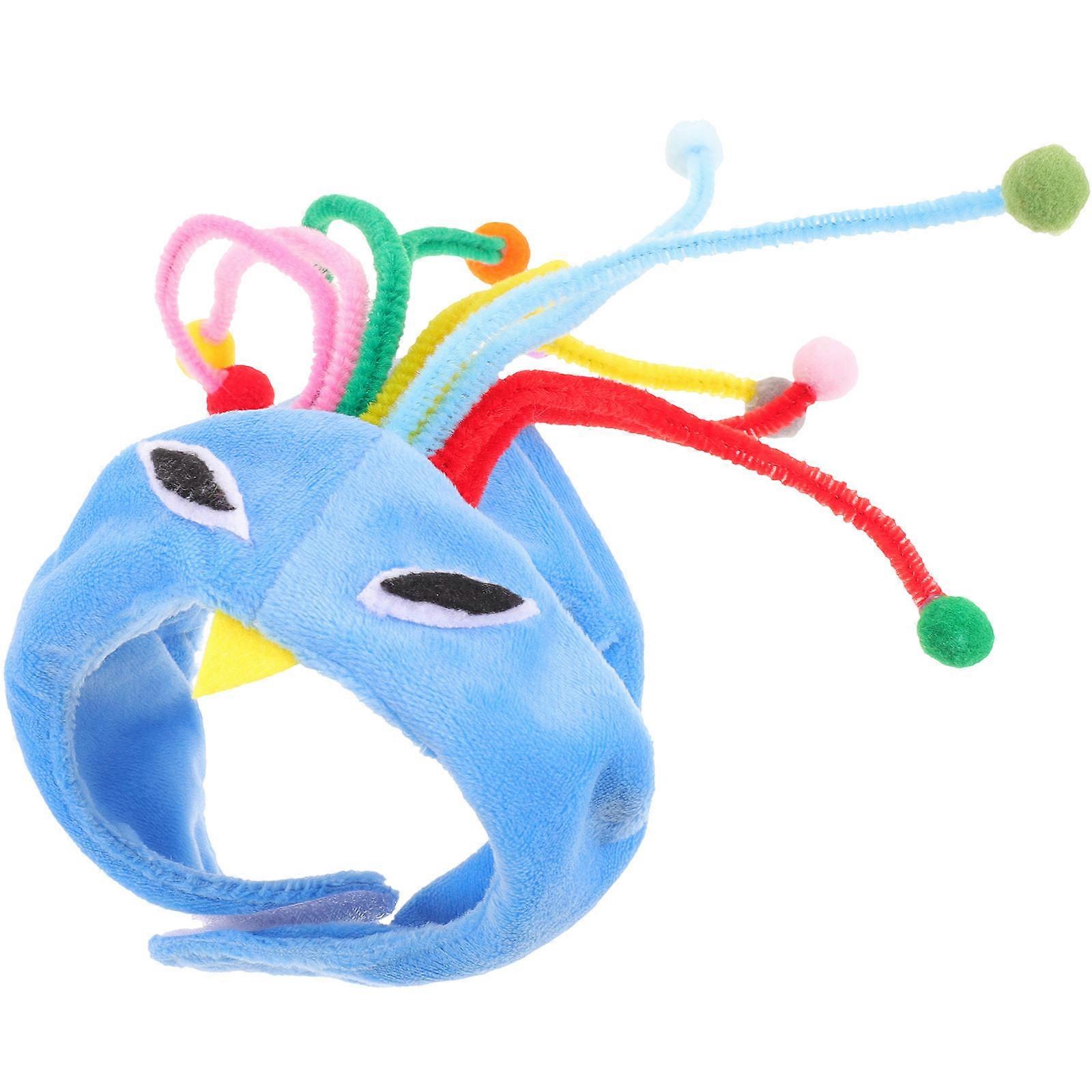 Funny Pet Hat for Decoration with Creative Peacock Design
