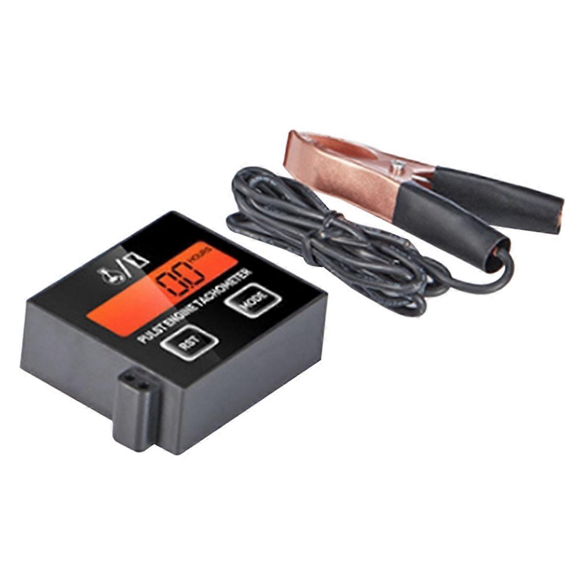 Tachometer Hour Meter RPM Digital Display Battery Replaceable