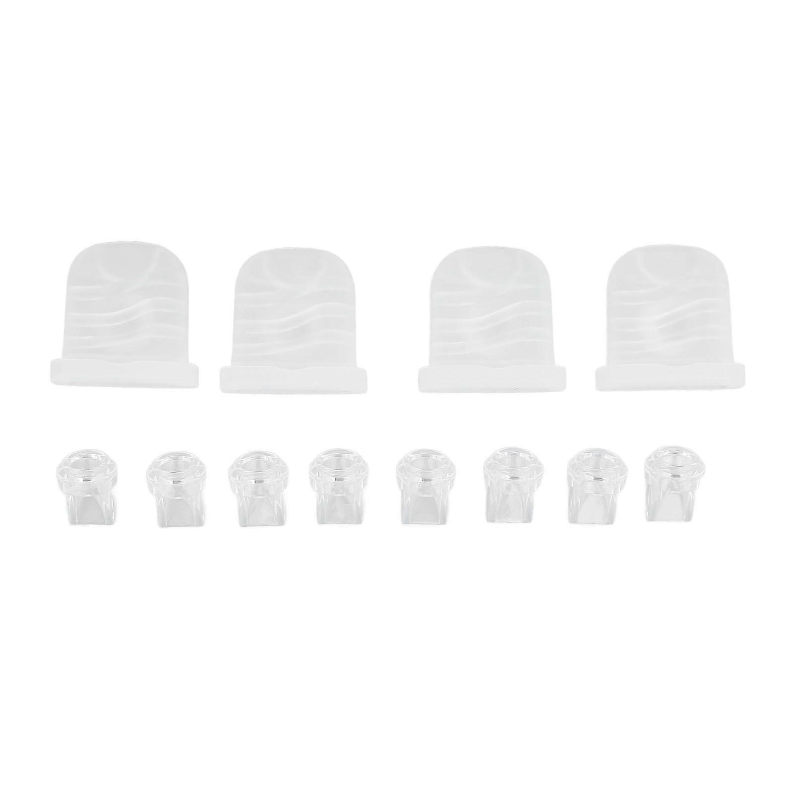 8pcs Duckbill Valves and 4pcs Silicone Diaphragm Compatible for S32 Breastfeeding Pump Replacement Accessories