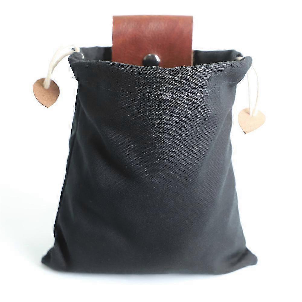 Derivemid Foraging Bag,collapsible Pu Canvas Pouch For Outdoor Adventures