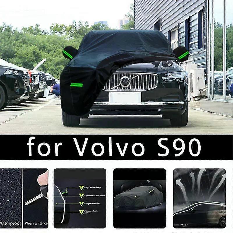 Αίτηση για Volvo S90 Εξωτερική προστασία Πλήρη καλύμματα αυτοκινήτου Κάλυμμα χιονιού Σκίαστρο Αδιάβροχο Ανθεκτικό στη σκόνη Εξωτερικά αξεσουάρ αυτοκινήτου