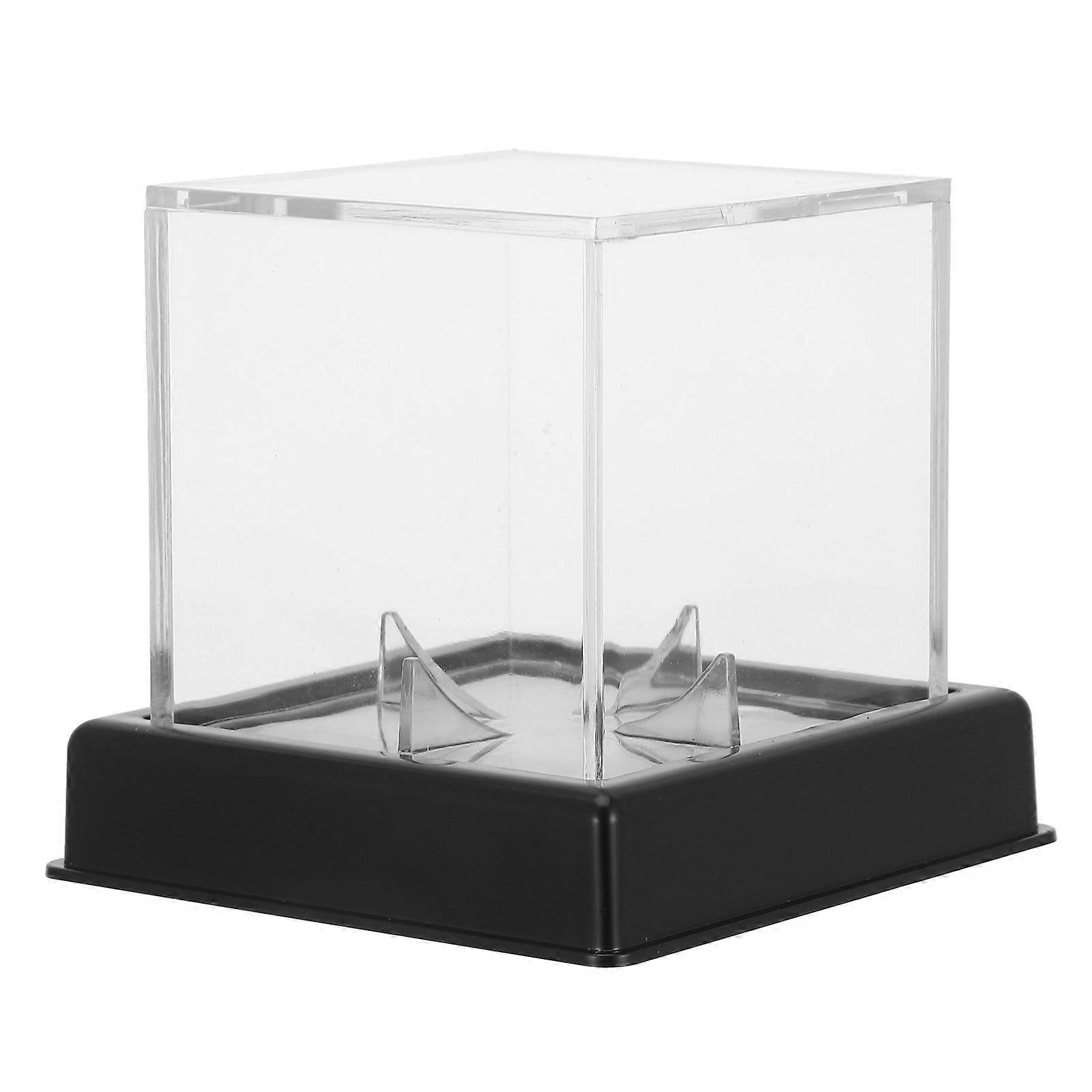 Acrylic Baseball Holder Display Case for Storage with 2Pcs Pieces