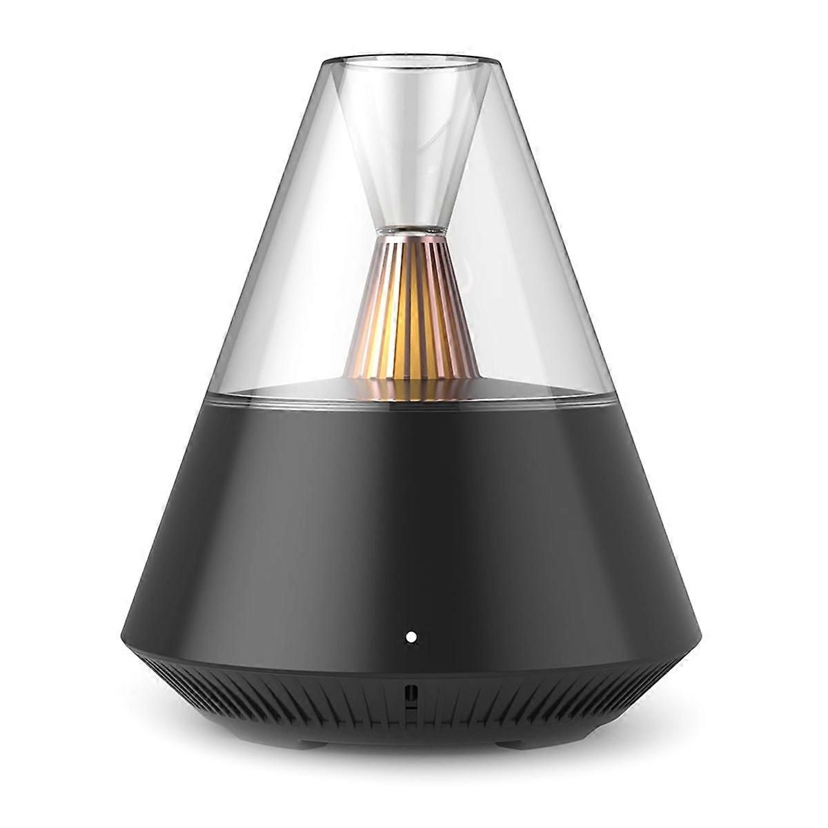Essential Oil Diffuser,Modern Style Aroma Diffusers with Remote Control, USB Powered 150ml Ultrasonic Mist Aromatherapy Black