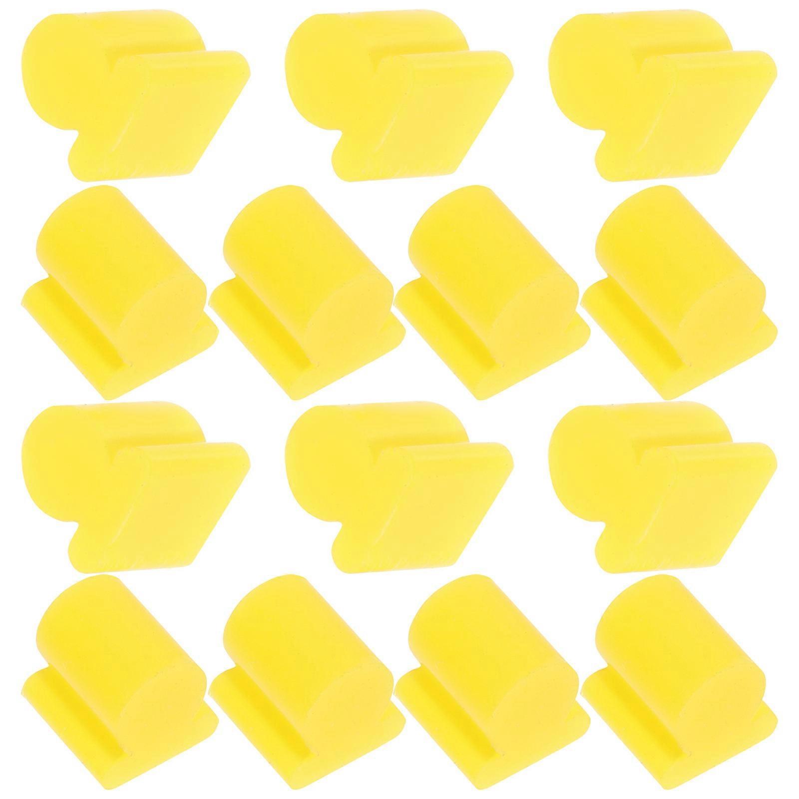 Yellow Silicone Trombone Bumper for Instrument Practice 80Pcs Set