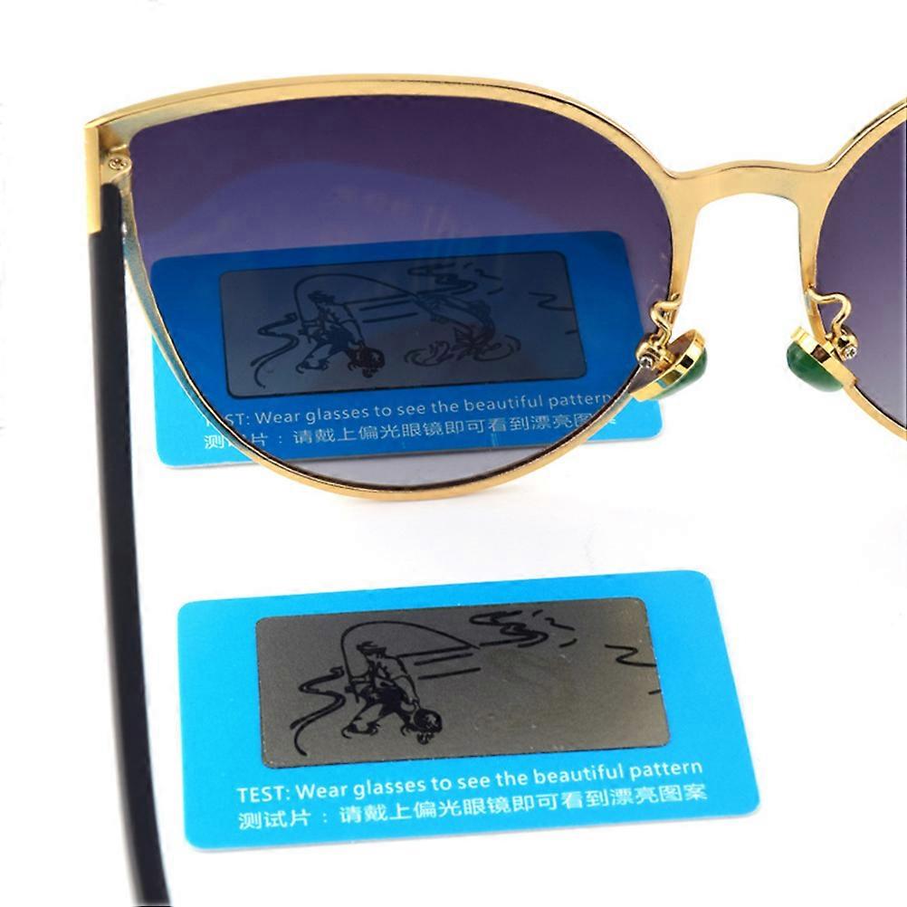 Polarized Driver Mirror Test Paper for Sunglasses Testing 100Pcs