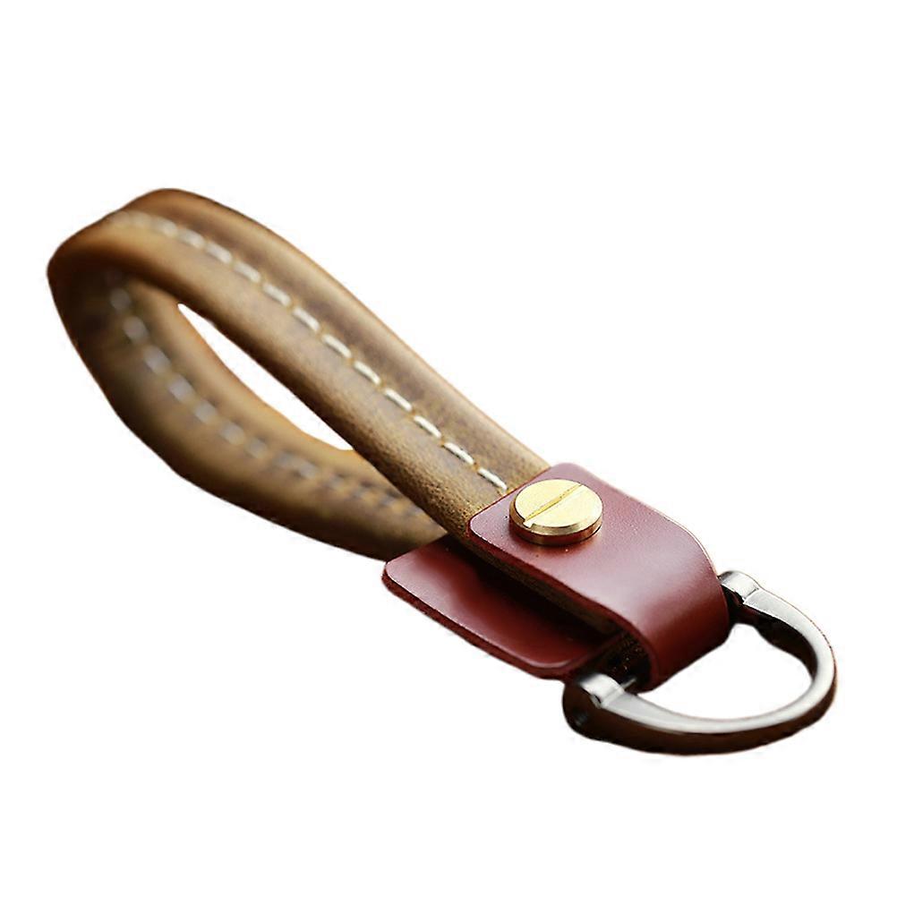 Chic Brown Car Keychain for Decoration 3Pcs Set