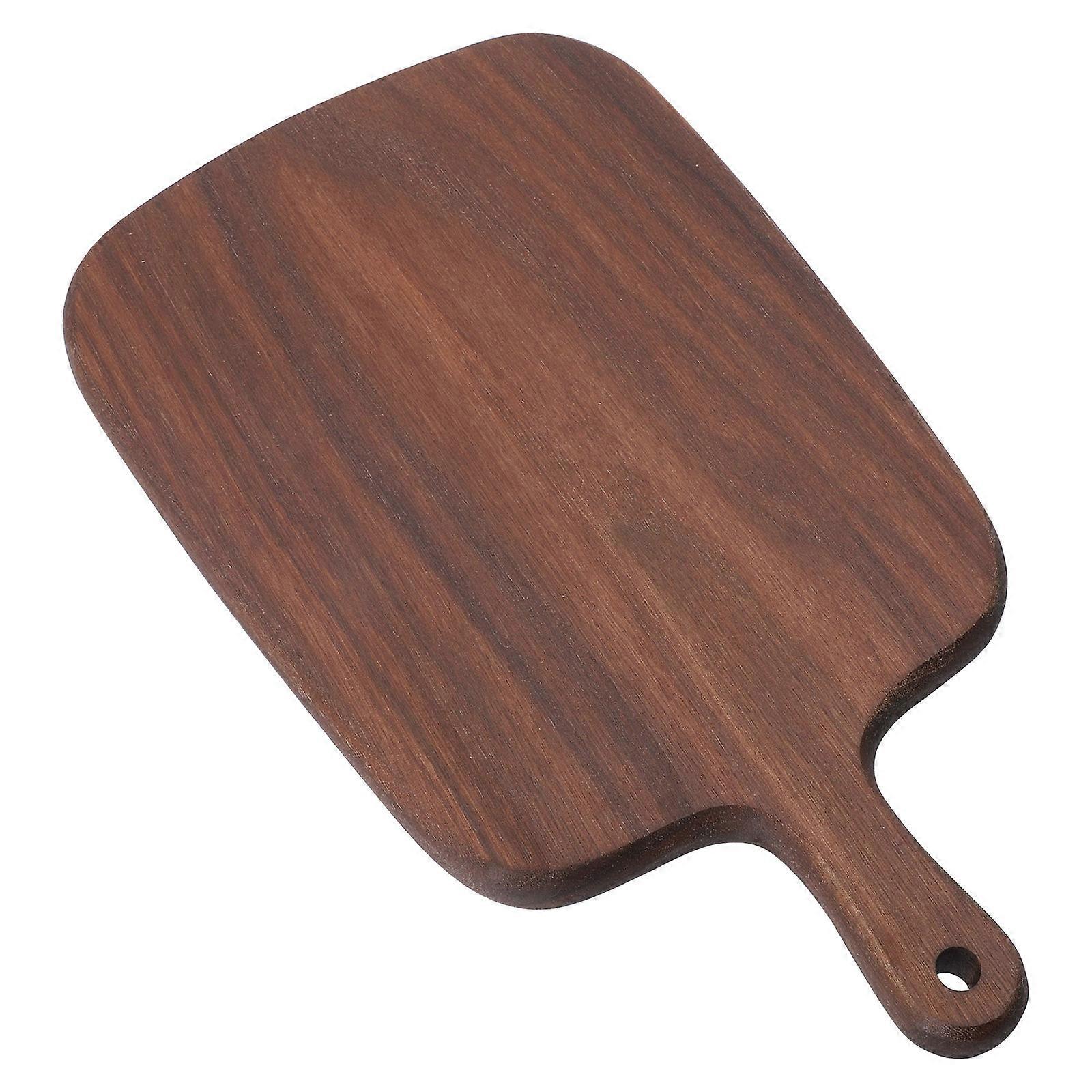 Japanese Style Bread Plate Brown Wood for Kitchen Use 3Pcs Serving Set