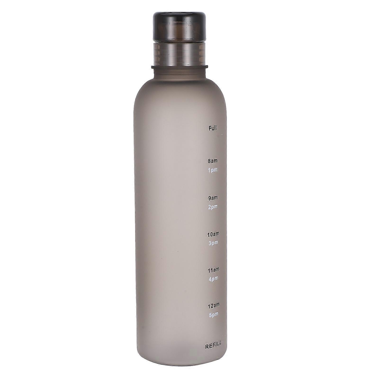 Compact Water Bottle 500ml Travel Flask For Sports Use 4Pcs Simple Design Black Container