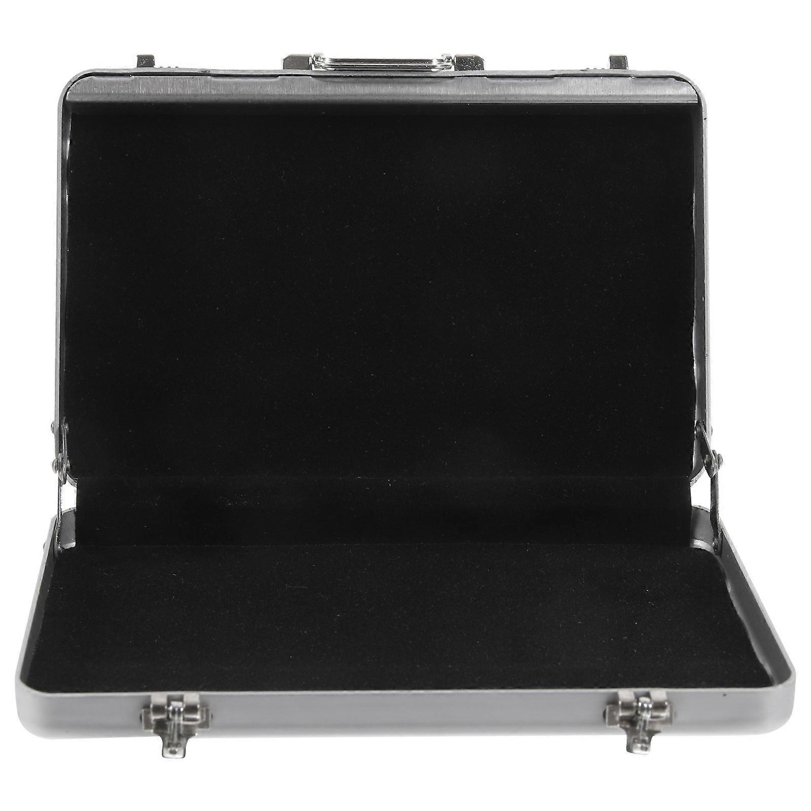 Business Cards Holder Mini Briefcase for Storage 4Pcs Portable Card Boxes