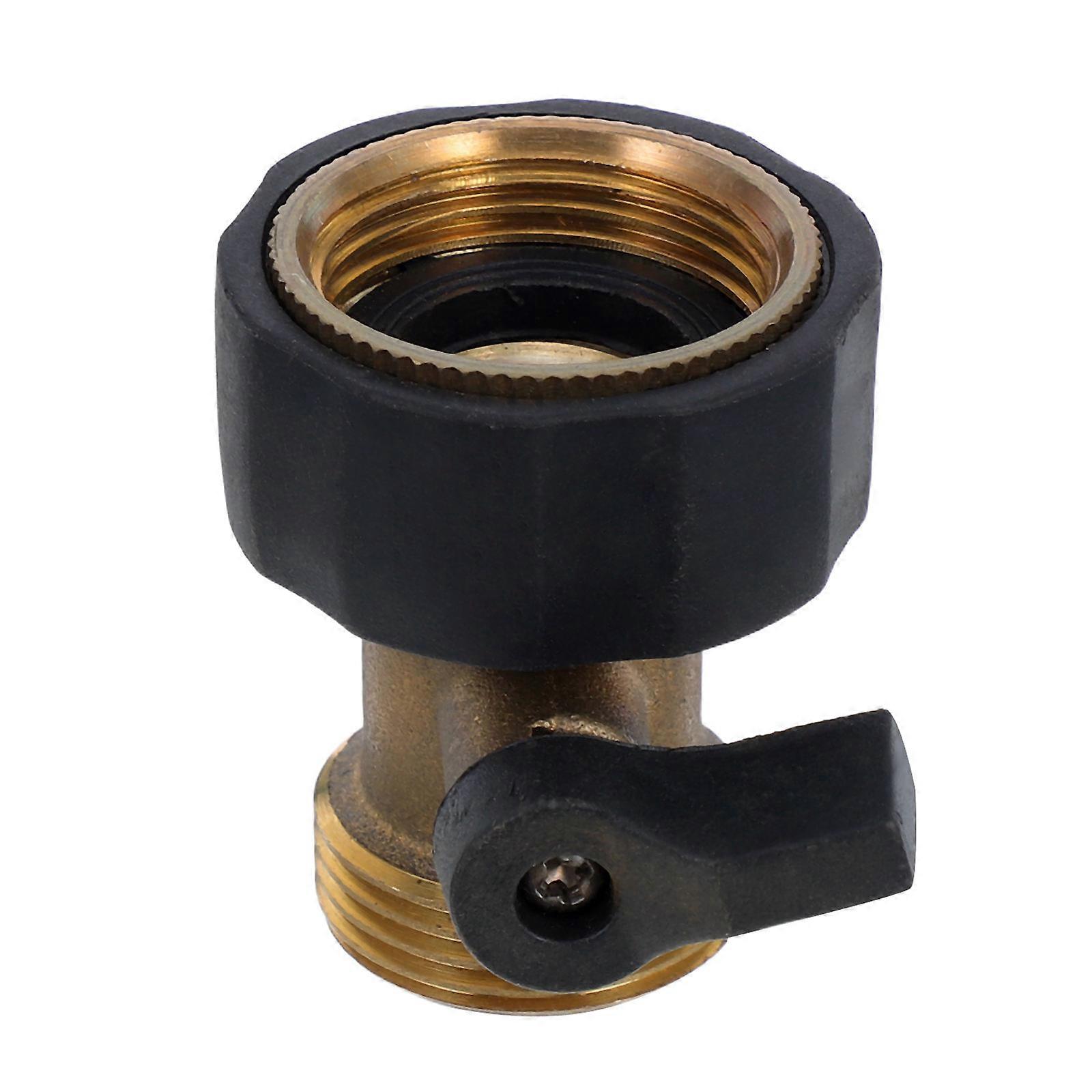Brass Hose Shut Off Valve for Garden Use 4Pcs Heavy Duty Extended Handle