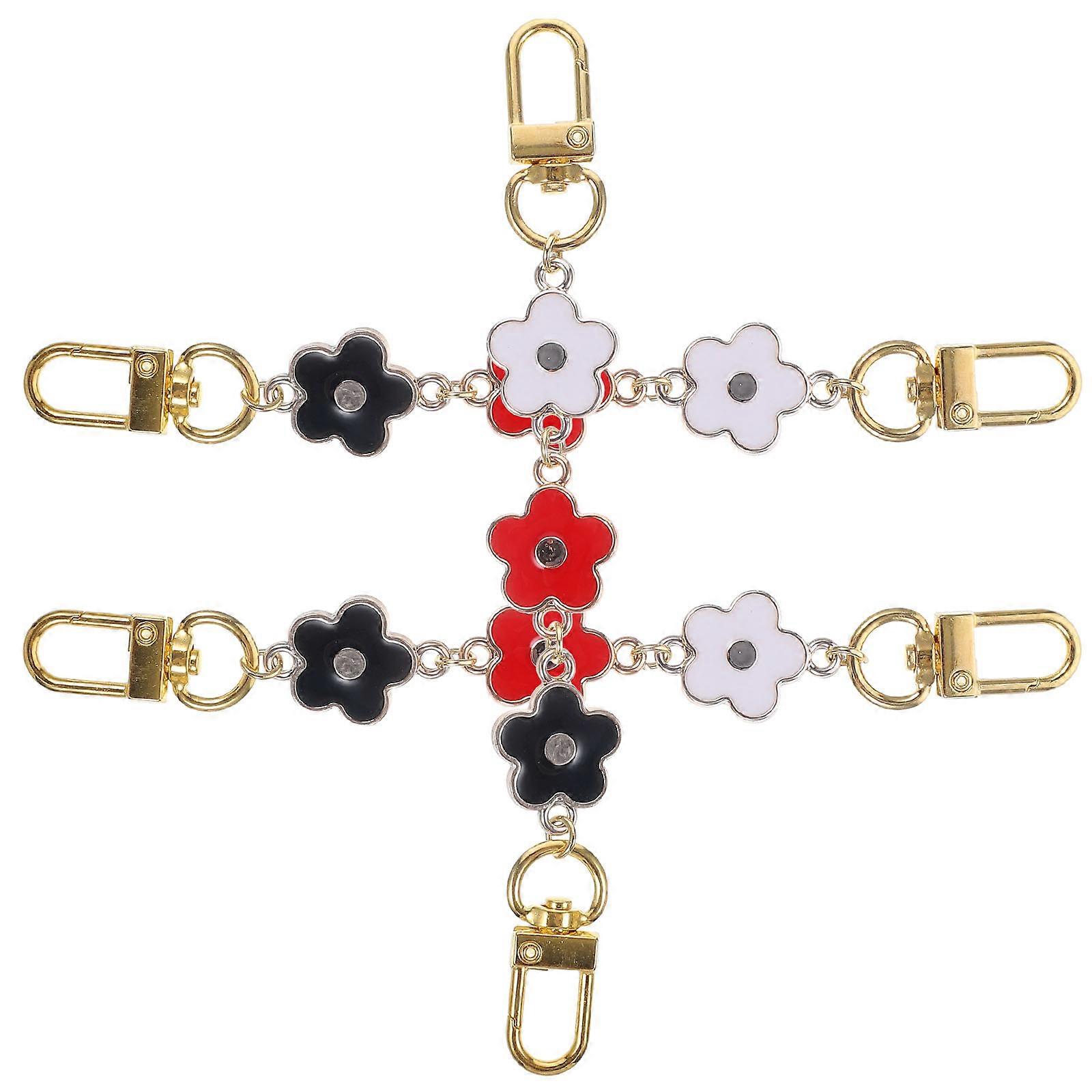 Purse Strap Extender Bag Chain for Decoration 9Pcs Alloy Multi Color