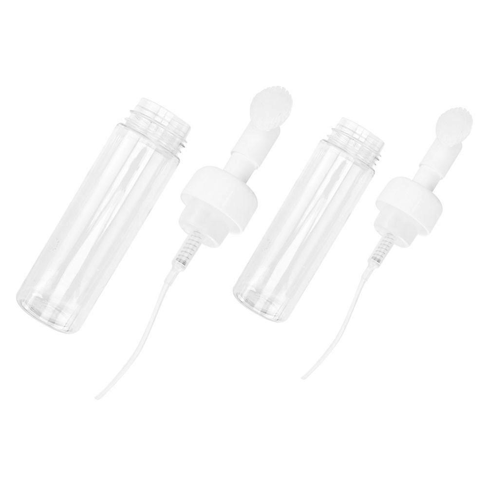 Press Pump Transparent Foaming Bottle for Lotion Storage 6Pcs Set