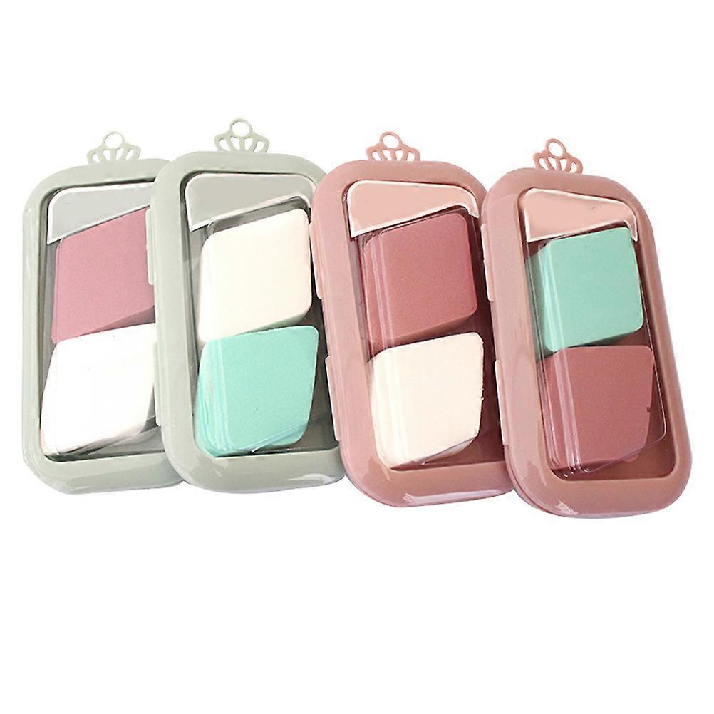Makeup Pad Loose Powder Puff Foundation Application Salon Use 4.5x2cm Diamond Shape Sponge 8Pcs